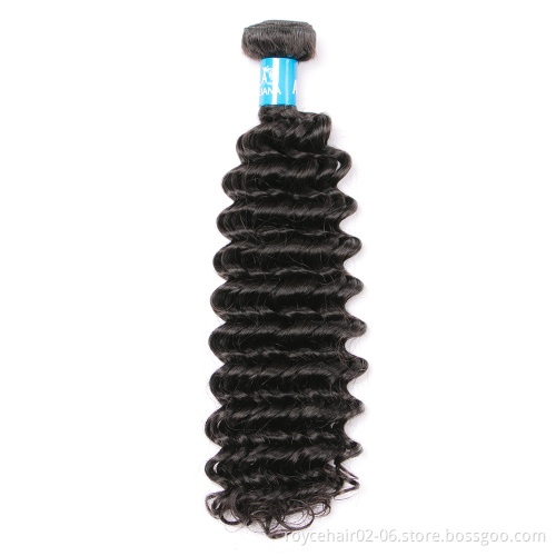 10a 11a 12a Grade Mink Brazilian and Peruvian Human Hair Deep Wave Bundles with Closure from Brazil in Mozambique